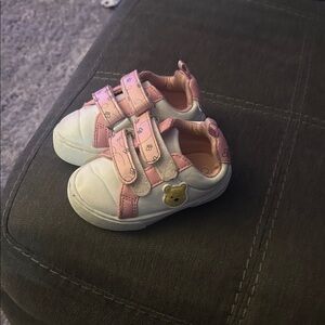 Disney Pink and White Bear Sneakers for Kids